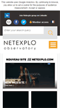 Mobile Screenshot of netexplo.org